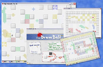 Screenshots of the game Drawball